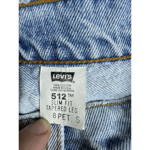 Vintage 1999 Levi's 512 Slim Straight Blue Jeans - Picture 5 of 16